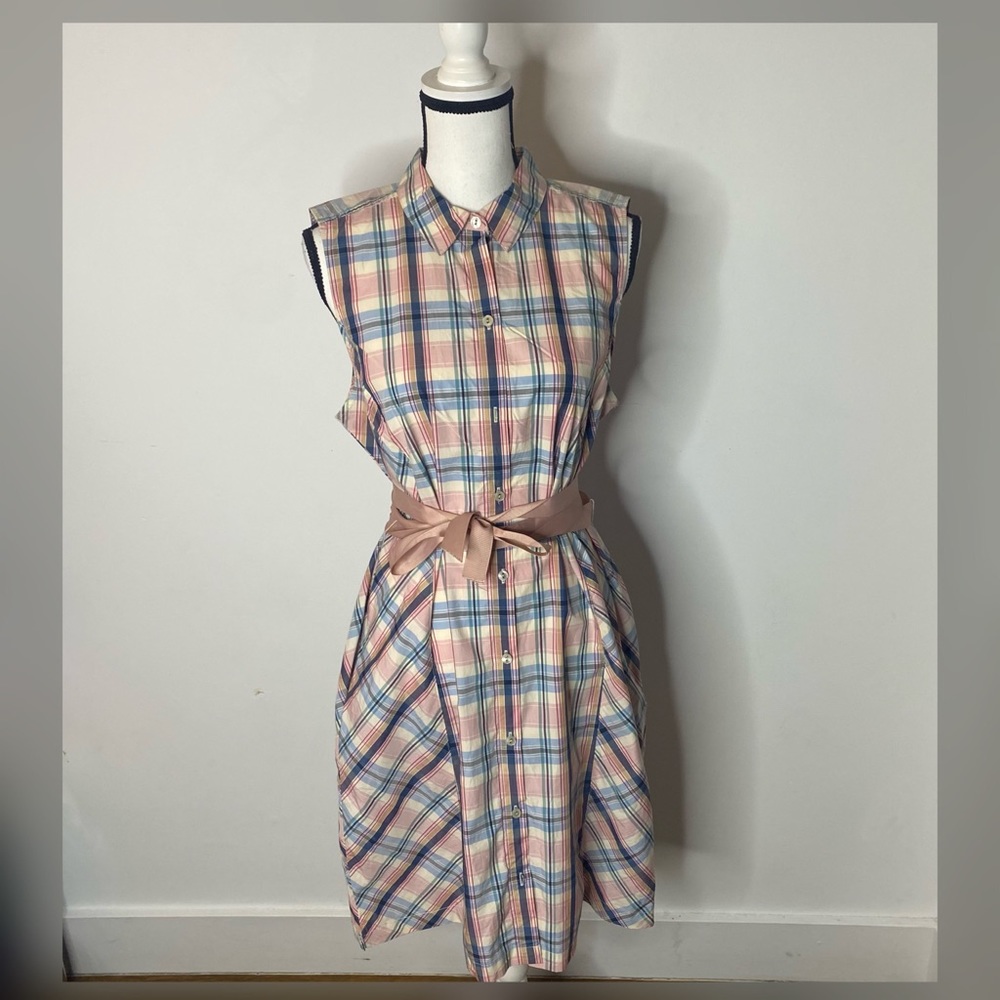 Tommy Hilfiger Women's Plaid Sleeveless Dress